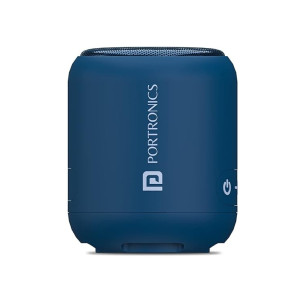 Portronics SoundDrum 1 10W TWS Portable Bluetooth 5.3 Speaker with Powerful Bass, Inbuilt-FM & Type C Charging Cable Included(Blue)