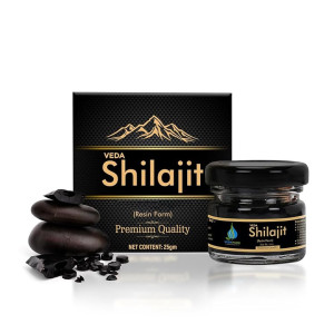 VEDAPURE shilajit | shilajit original | silajit for Men & Women | shilajit resin for Strength & Endurance | Lab Tested Shilajit Resin- 25 Gram