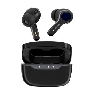 beatXP Pulse XPods Bluetooth True Wireless Ear buds with 40H Playtime, Dual Mic AI ENC, Low Latency for Gaming Mode, Type C earphone with 10mm drivers, IPX5, BT 5.3, Touch Control (Black)