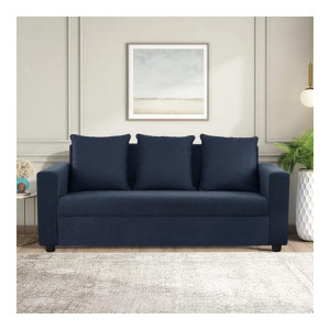 Casacomfort Livino 3 Seater Fabric Sofa Set (Blue)