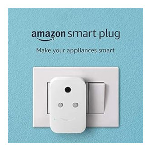 Amazon Smart Plug (works with Alexa) - 6A, Easy Set-Up [Apply  ₹1200  Coupon]