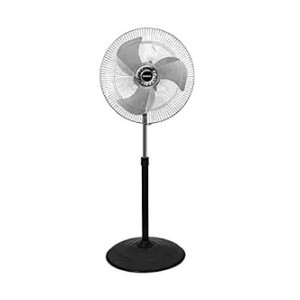 Havells V3 450mm Oscillating Pedestal Fan | Strong motor, Smooth Oscillation, Heavy base for stability | High Air Delivery | Aesthetic Design, Telescopic Arrangement | (Pack of 1, Black)