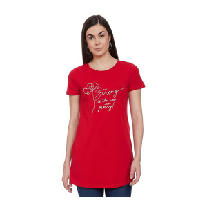 Amazon Brand - Symbol Women's Regular Fit Cotton T-Shirt