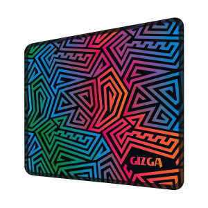 GIZGA essentials (25cm x 21cm Gaming Mouse Pad, Laptop Desk Mat, Computer Mouse Pad with Smooth Mouse Control, Mercerized Surface, Antifray Stitched Embroidery Edges, Anti-Slip Rubber Base