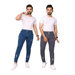 Men's Comfortable Casual Regular Fit Printed Track-Pants (Pack of 2) P2_MD_TP221_TP222