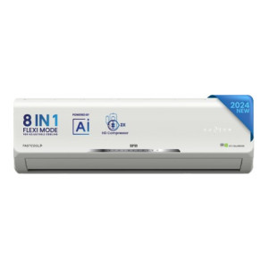 IFB AI Convertible 8-in-1 Cooling 2024 Model 1.5 Ton 5 Star Split Inverter With Heavy Duty Cooling AC - White  (CI1852D223GN1, Copper Condenser) [PAY USING ICICI/HDFC/CITI 9 Month No Cost EMI]