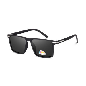 Legend Eyewear Polarized Sunglasses Classic 100% UV Protection Reflective Large Square for Men&Women (Black/Black)