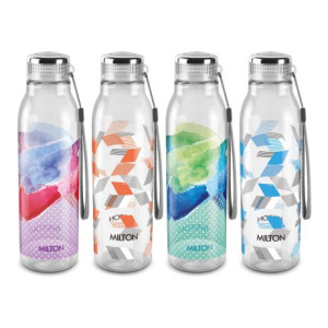 MILTON HELIX 1000 ml Bottle  (Pack of 4, Multicolor, Plastic)