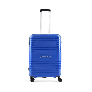 Aristocrat Harbour 66cm Polypropylene Hardsided Medium Size 8 Wheels Blue Suitcase