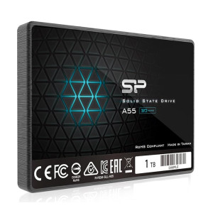 Silicon Power Ace A55 1TB SATA SSD, Up to 500MB/s, 3D NAND with SLC Cache, 2.5 Inch SATA III 6Gb/s Internal Solid State Drive for Desktop Laptop PC Computer
