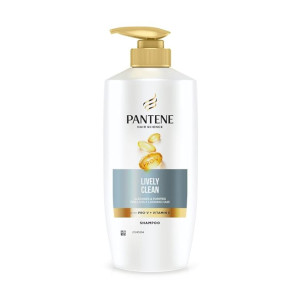 Pantene Hair Science Lively Clean Shampoo 650ml,with Pro-Vitamins & Vitamin C, Cleanse and Purify for lively looking hair,for all hair types, shampoo for women & men, clear shampoo for oily hair