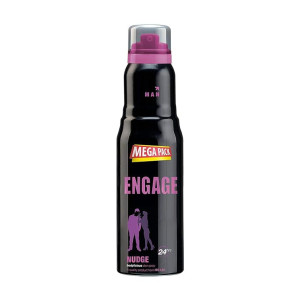 Engage Nudge Deodorant for Men, Spicy and Woody, Skin Friendly Deo, 220ml Body Spray