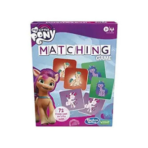 Hasbro Gaming My Little Pony Matching Game for Kids Ages 3 and Up, Fun Preschool Game for 1+ Players