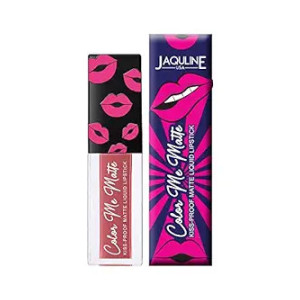 Jaquline USA Color Me Matte Long Lasting liquid Lipstick enriched with vitamin E & tea tree oil (Coffee Brown-5 ml)