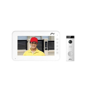 Godrej Security Solutions Seethru VDP RE7 Lite White Video Door Phone with Free Installation