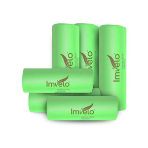 Imvelo OXO - Biodegradable Garbage Bags | 180 Bags | Medium, 19 X 21 Inches | Green Garbage Bags for Dustbin