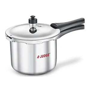 Judge by Prestige Classic SS Outer lid 5 L Induction Bottom Pressure Cooker (Stainless Steel)