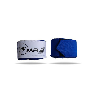 MR.B SPORTS Hand Wraps, Hand Wraps for Boxing, Boxing Hand Wrap Punching Hand Wraps 108" & 180" Length (Blue, 108" Length)