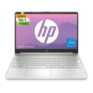HP 2023 Intel Core i5 12th Gen 1235U - (8 GB/512 GB SSD/Windows 11 Home) 15s-fy5002TU Thin and Light Laptop  (15.6 Inch, Natural Silver, 1.69 Kg, With MS Office) (Flat ₹7000 Off With ICICI Credit Card + ₹1000 Extra Off Using Supercoins)