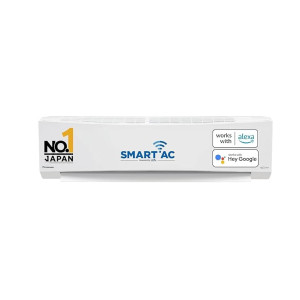 Panasonic 1 Ton 5 Star Wi-Fi Inverter Smart Split AC (Copper Condenser, 7 in 1 Convertible with True AI Mode, 4 Way Swing, PM 0.1 Air Purification Filter, CS/CU-NU12ZKY5W, 2024 Model, White) [₹1000 Off with HDFC Credit Card + ₹4412 No Cost EMI Discount]