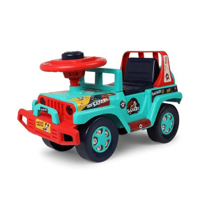 Toyzone Ride On | Baby Car | Kids Car | Toy Car| Push Car| Swing Car| Ride on Car with Music & Horn (Mickey Mouse Safari)