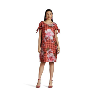 RIVER by Narendra Kumar Premium Designer Women's Floral Print Dress