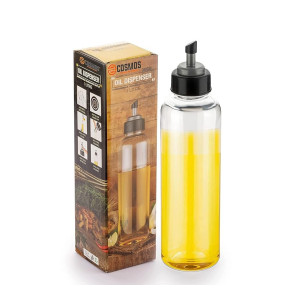 E-COSMOS Oil Dispenser 1 Litre Cooking Oil Dispenser Bottle Oil Container Kitchen Accessories Items Kitchen Tools (PACK-OF-1-1000ML)