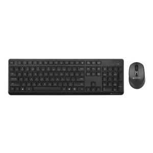 ZEBRONICS Zeb Companion 200 Wireless Combo with Silent Operation Mouse, Power Saving Mode Wireless Desktop Keyboard  (Black)