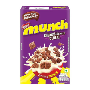 Nestlé Munch Chocolate Crunchilicious Cereal Get Set & Crunch Breakfast Cereal, 300G (Buy 1 get 1 FREE)
