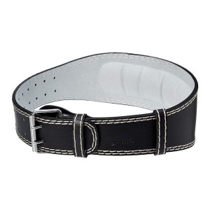 amazon basics 4 Inch Wide Padded Weight Lifting Belt - Large, Black