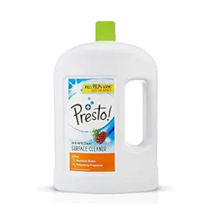 Amazon Brand - Presto! Disinfectant Surface/Floor Cleaner - 2 L (Pine)|Kills 99.9% Germs