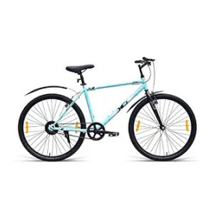 XCi Epic 26T Single Speed Hybrid Bike - Aqua Blue
