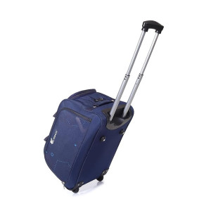 Verage - Star Cabin Size 54 cms Navy-Blue Colour Wheel Duffel Bag for Travel with Telescopic Trolley | Luggage Bag | Travel Bag (VRSTAR-20-NB)