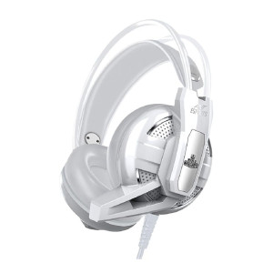 Ant Esports H520W World Of Warships Edition Lightweight Gaming Over Ear Wired Headphones with Mic| 3.5MM Jack |50 MM Drivers | Compatible with PC/ PS4 / Xbox One / Nintendo / Mobile (White)