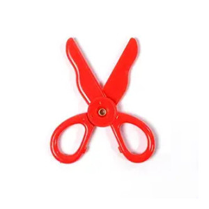 Yanmai Plastic Child-Safe Scissor Set, Toddlers Training Scissors, Pre-School Training Scissors and Children Art Supplies