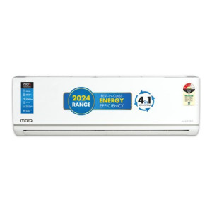 MarQ by Flipkart 2024 Range 1.5 Ton 3 Star Split Inverter 4-in-1 Convertible with Turbo Cool Technology AC - White  (153IPG23WQ, Copper Condenser) [Flat ₹1000 Off With ICICI/HDFC CC]