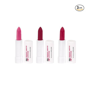 MyGlamm POPxo Makeup Collection - Power Trip Mini Lip Kit Lipstick, Cream Finish| Paraben-Free | Long Lasting Formula Cream | 2-in-1 combo | 2.5g*2