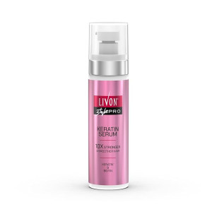 Livon Style Pro Keratin Hair Serum for Women | 10X Stronger & Smoother Hair| With Keratin & Biotin| All Hair Types| 100 ml