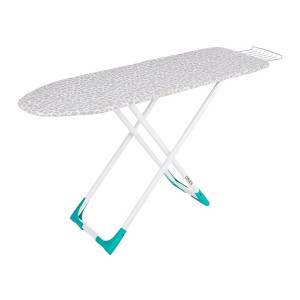 Amazon Brand - Solimo Wooden Ironing Board/Table with Iron Holder, Foldable & Adjustable (122 x 40cm)