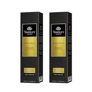 Yardley London Gentleman Intense Fougere Body Perfume| The Elite Collection| No Gas Deodorant for Men| Men’s Body Perfume| 120ml (Pack of 2)
