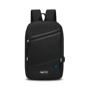 Amazon Basics Anti-Theft Laptop Bag | College Backpack with USB Charging Port