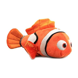 Babique Nemo Fish Toy Plush Soft Toy Cute Kids Animal Home Decor Boys/Girls -Orange (25 cm)