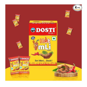 Snowpeak Dosti Hot Imli Candy | Tamarind Candy | Digestive Candy | Pack of 4 X55 Pieces| 220 Pieces [coupon]