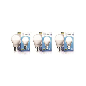Wipro Tejas 9w LED Bulb for Home & Office |B22 LED Bulb Base |Cool Day White Light (6500K) |4Kv Surge Protection |High Voltage Protection |Eco Friendly Energy Efficient | Pack of 3