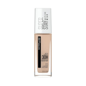 Maybelline New York Super Stay Full Coverage Active Wear Liquid Foundation, Matte Finish with 30 HR Wear, Transfer Proof, 120, Classic Ivory, 30ml