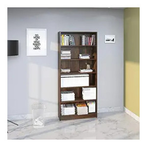 Klaxon Casemate Home Decor Book Shelf- Walnut