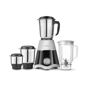 Longway Super Dlx 750 Watt Juicer Mixer Grinder with 4 Jars for Grinding, Mixing, Juicing with Powerful Motor | 1 Year Warranty | (Black & Gray, 4 Jars)