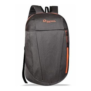 Murano Louis 10ltr Small Casual day backpack/Office Bag | Travel Bag | School Bag | College Bag | Versatile bag For Men & Women |For Girl & Boy (Dark grey)