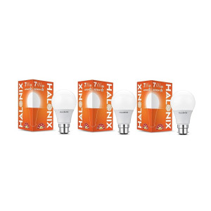 Halonix Astron Plus B22 7-Watt LED Led Bulb (Pack of 3, Cool White)