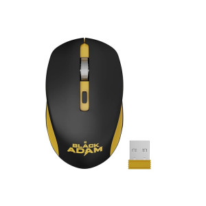ZEBRONICS DC Black ADAM Edition Jaguar Silent Wireless Mouse for Computer, Laptop with 1600 DPI max, Switch Control, Power ON/Off, Plug & Play Usage, 2.4GHz Nano Receiver and Lightweight